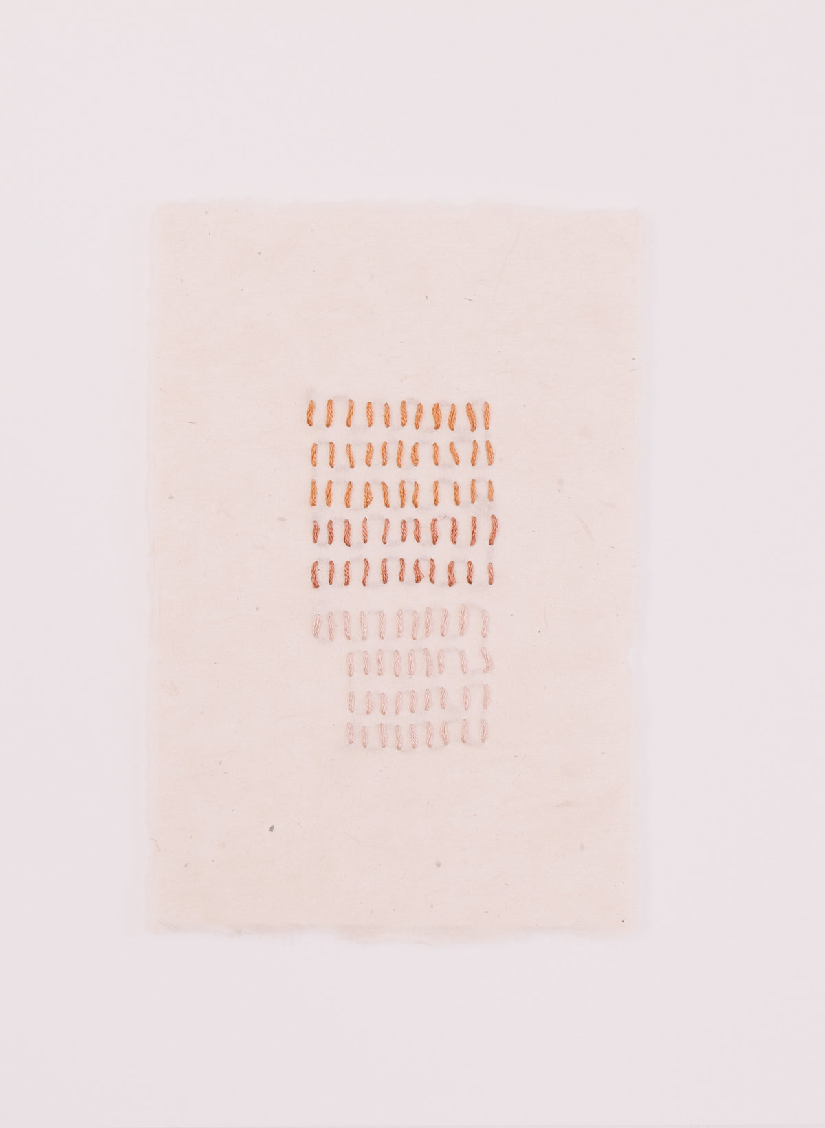 hand dyed embroidery thread on nepalese paper 