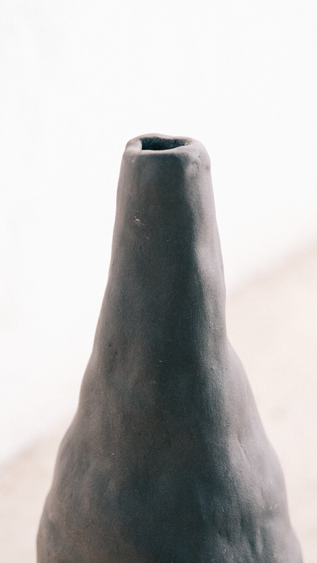 hand made ceramic vessel called Jupiter by The Adorned in black clay 